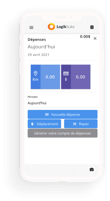 Comptes de dépenses des employés -App